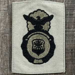 💞 Embroidered Military Police Air Force Security Forces ABU Green Camo Badge